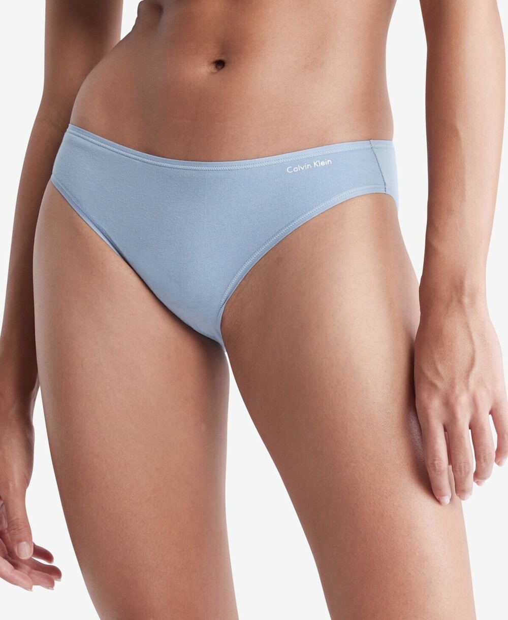 NWT Calvin Klein Women's underwear Bikini Panty Gray Cotton/Elastane, S